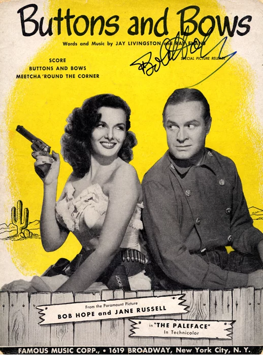 Bob Hope autograph