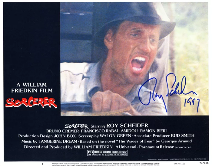 Roy Scheider autograph