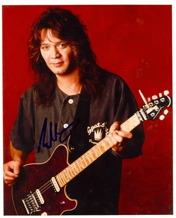 Eddie Van Halen autograph