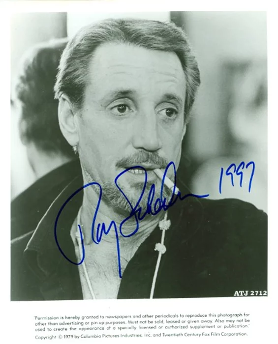 Roy Scheider autograph