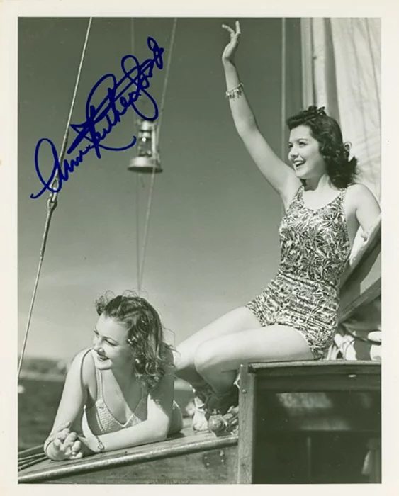 Ann Rutherford autograph
