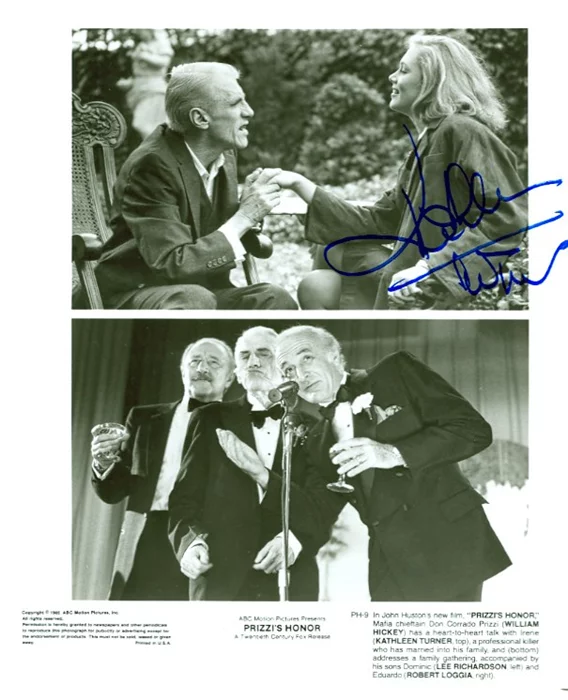 Kathleen Turner autograph