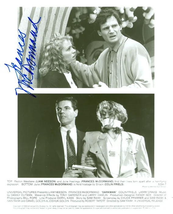 Frances McDormand autograph