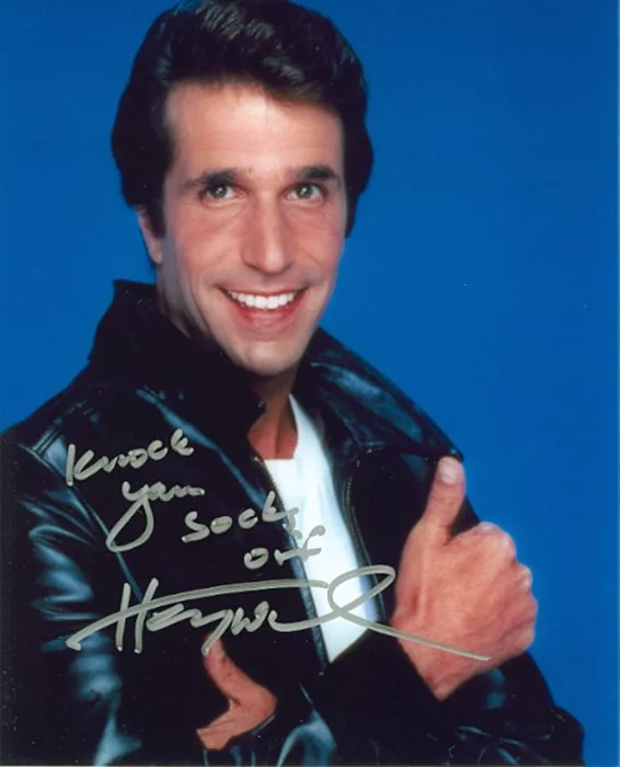 Henry Winkler autograph