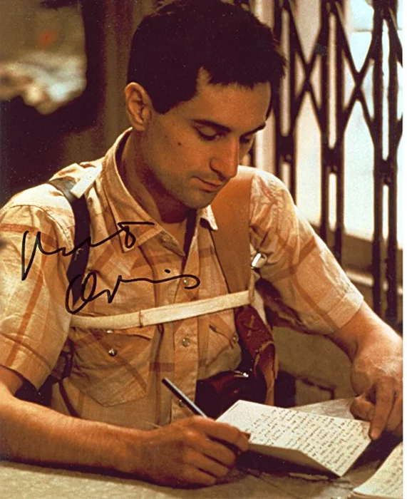 Robert DeNiro autograph