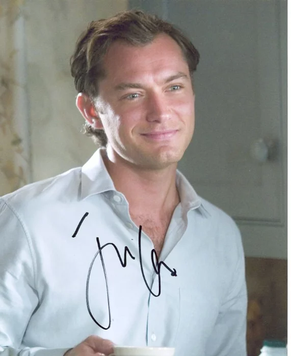 Jude Law autograph