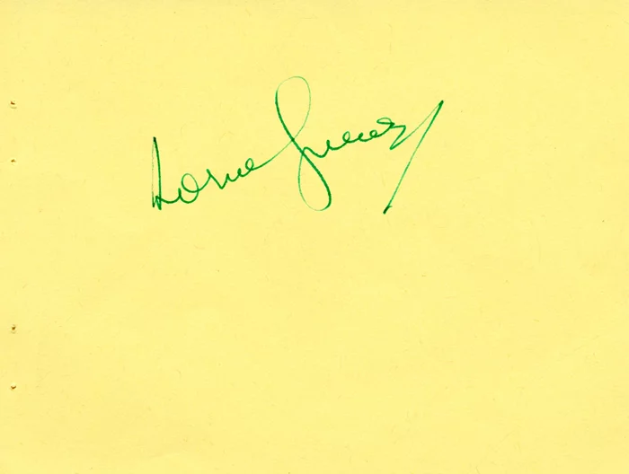 Lorne Greene autograph
