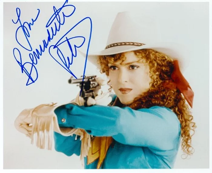 Bernadette Peters autograph