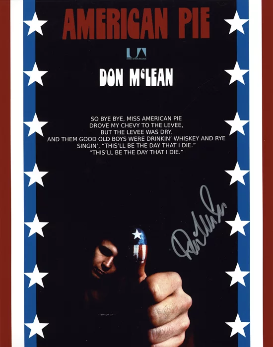 Don McLean autograph