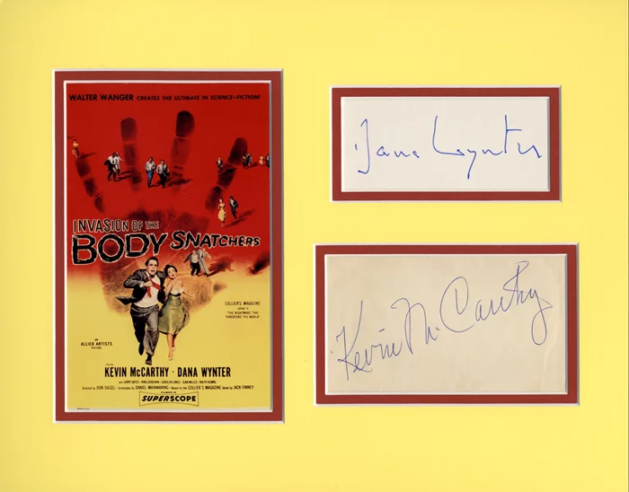 Invasion of The Body Snatchers autograph