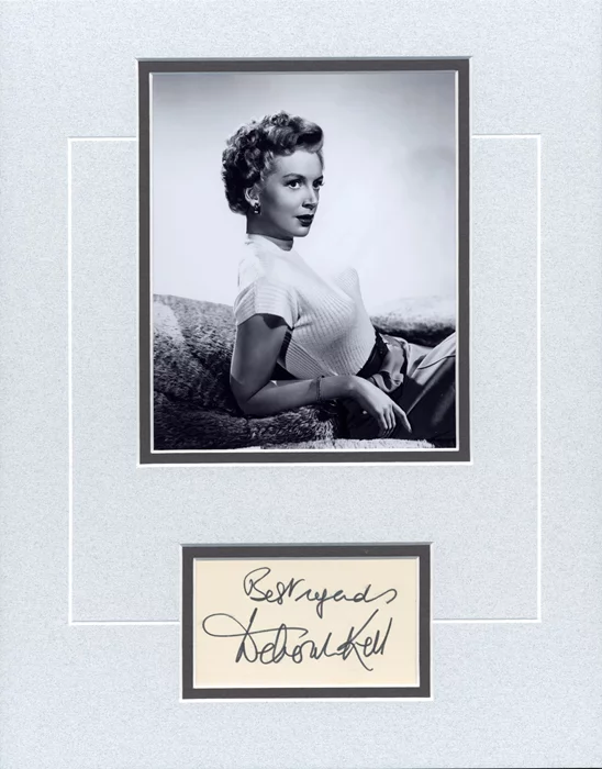 Deborah Kerr autograph