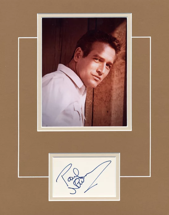 Paul Newman autograph