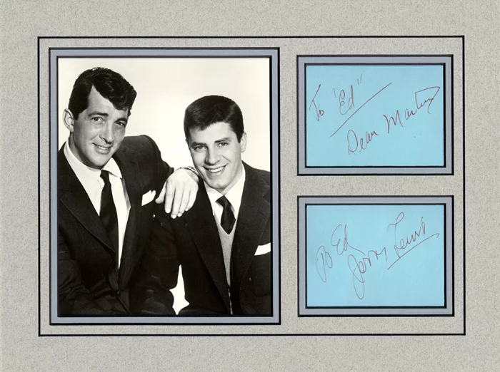 Martin & Lewis autograph