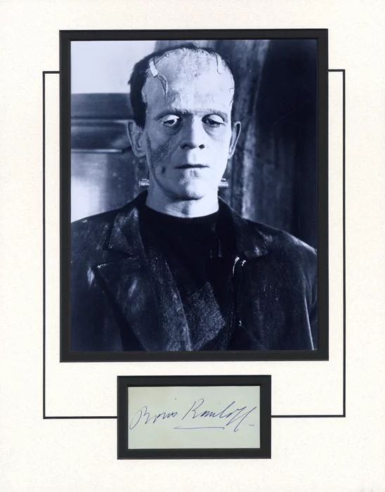 Boris Karloff autograph