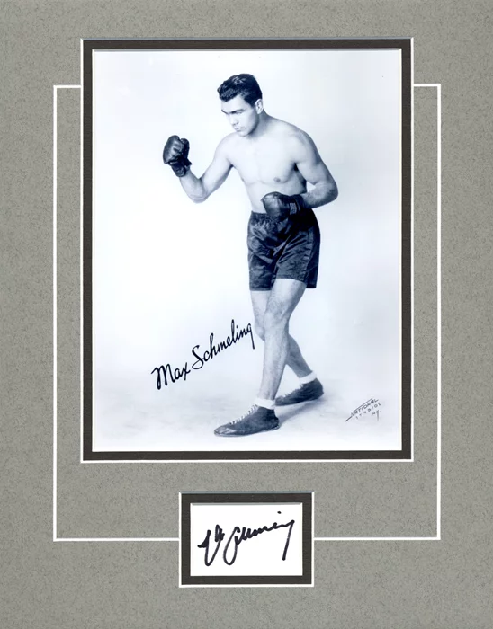 Max Schmeling autograph