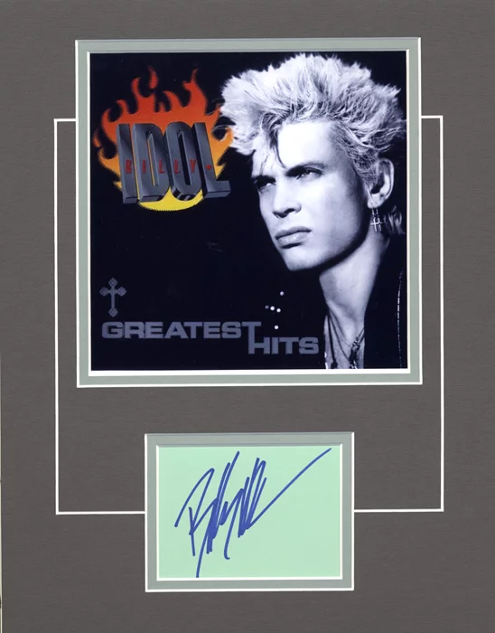 Billy Idol autograph