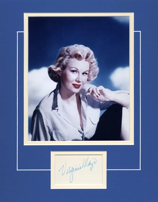 Virginia Mayo autograph