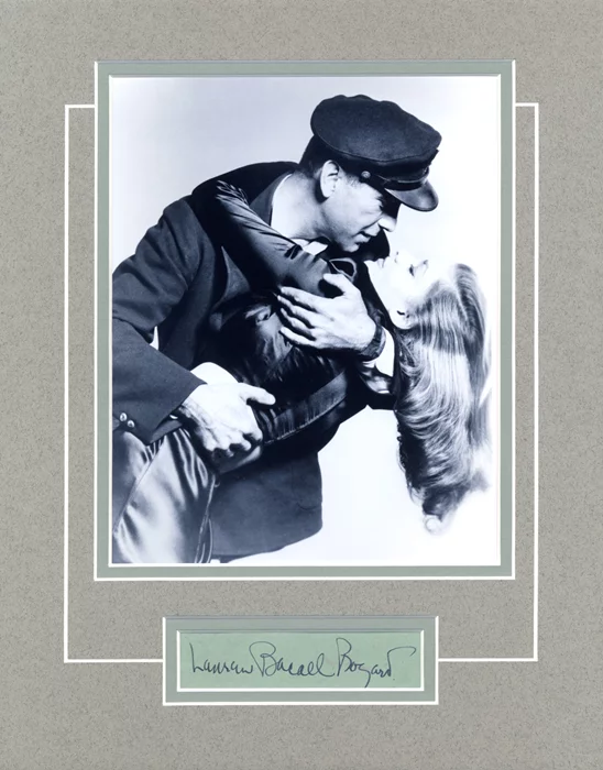 Lauren Bacall autograph