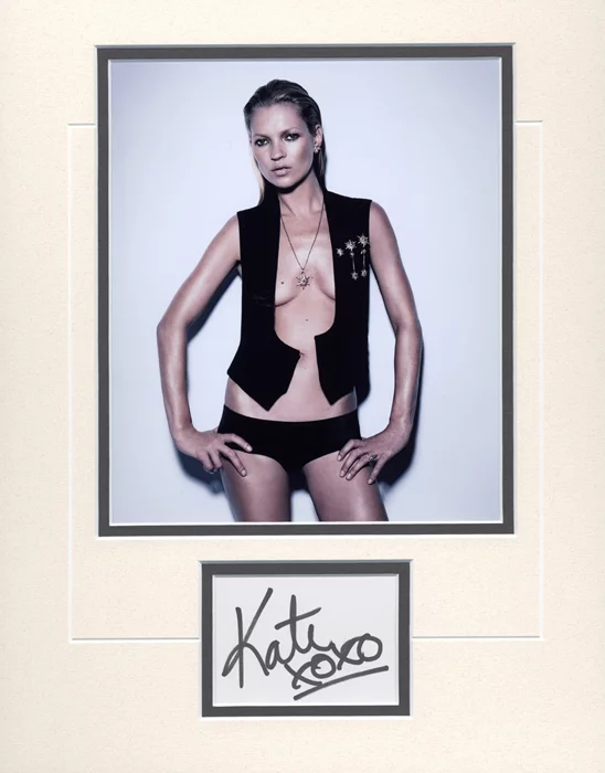 Kate Moss autograph