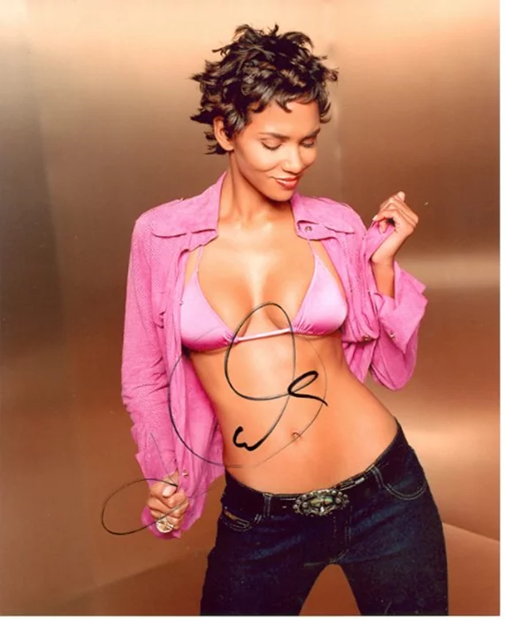 Halle Berry autograph