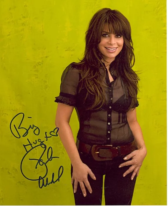 Paula Abdul autograph