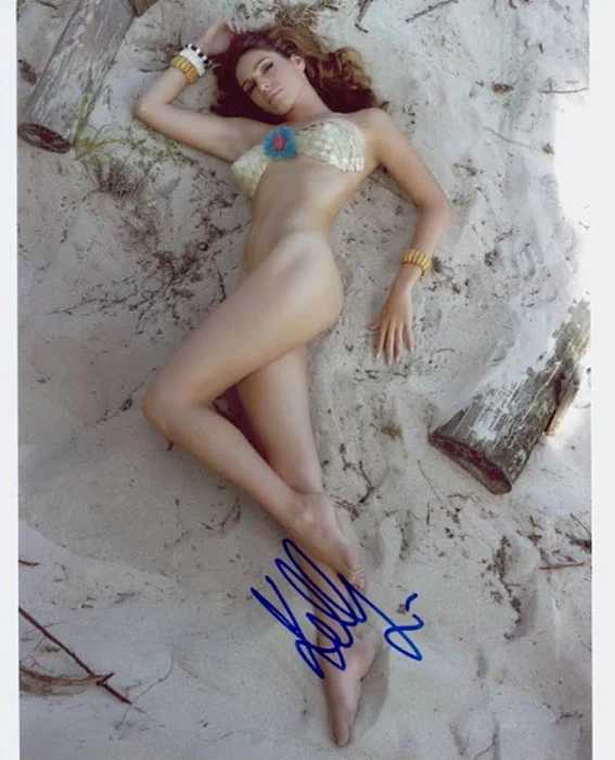 Kelly Brook autograph