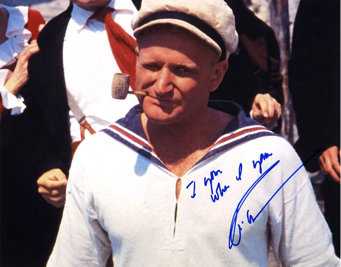 Robin Williams autograph