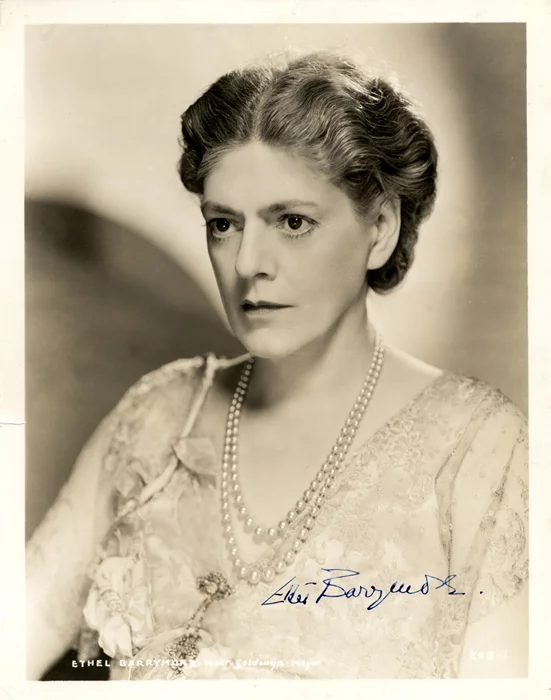 Ethel Barrymore autograph