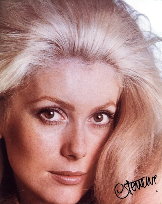 Catherine Deneuve autograph