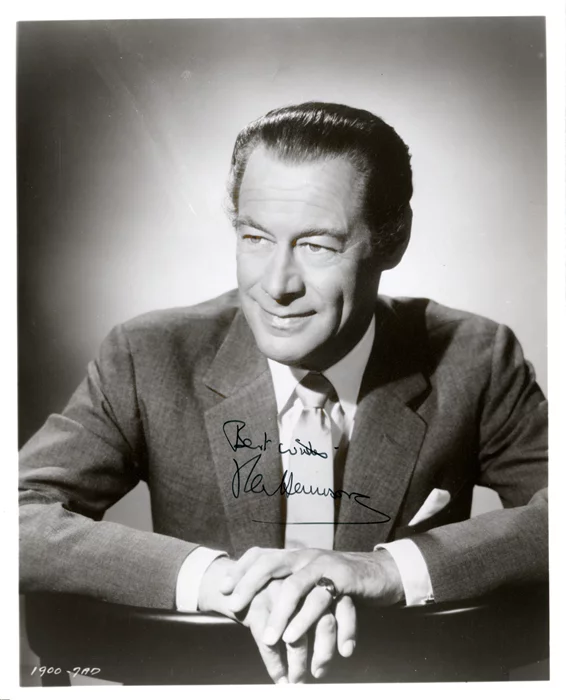 Rex Harrison autograph