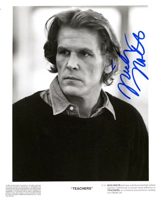 Nick Nolte autograph