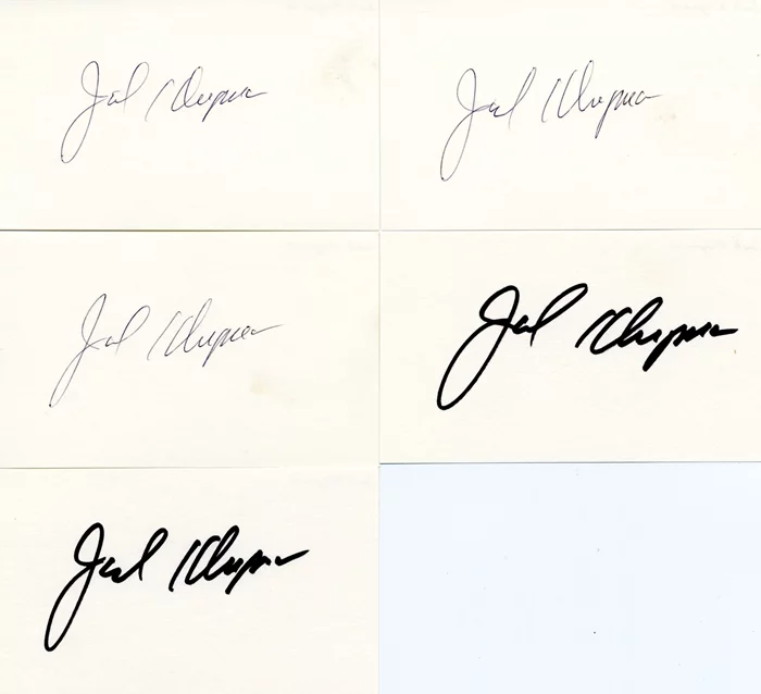 Jack Klugman autograph