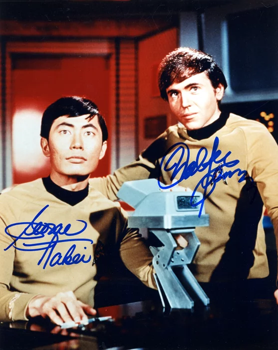 Koenig and Takei autograph