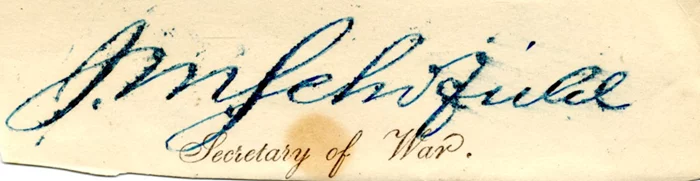 John Schofield autograph