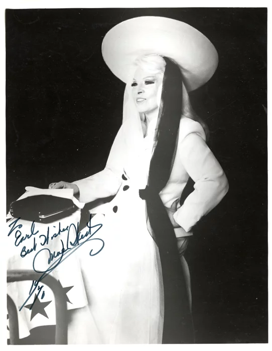 Mae West autograph