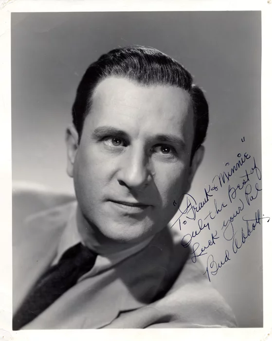 Bud Abbott autograph
