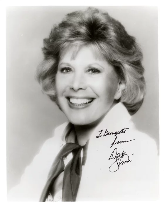 Dinah Shore autograph