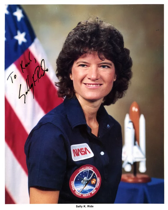 Sally K. Ride autograph