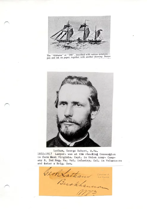 George Latham autograph