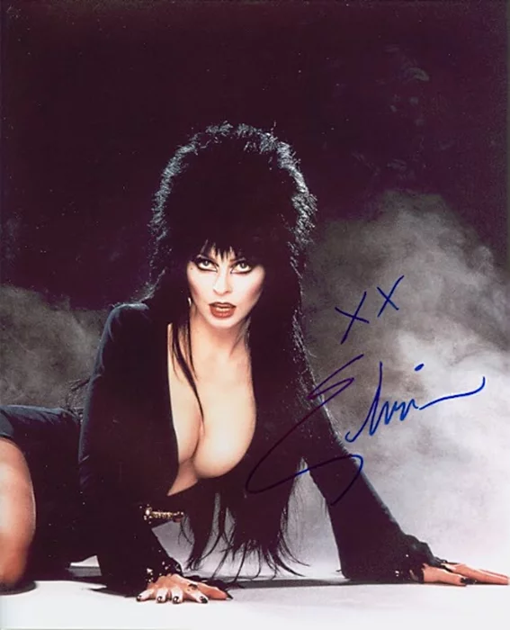Elvira autograph