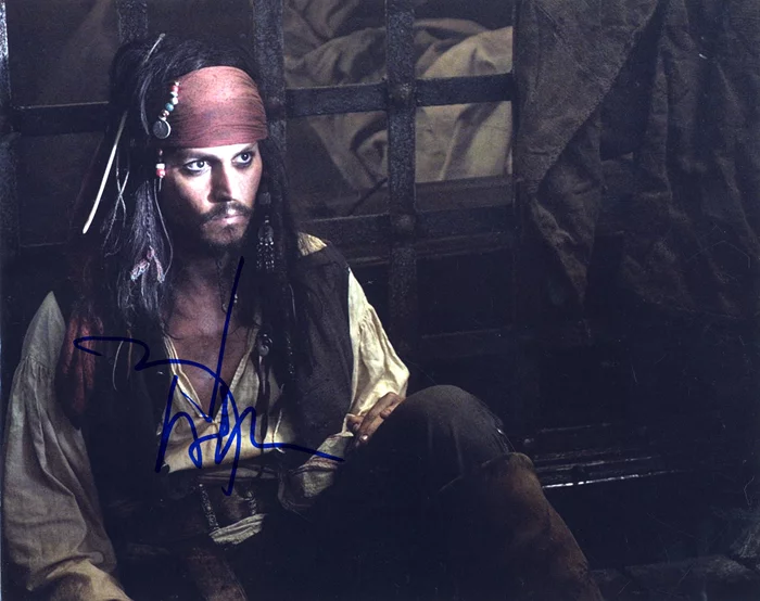 Johnny Depp autograph