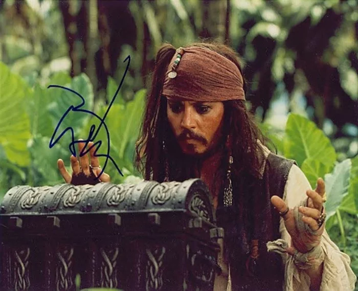 Johnny Depp autograph