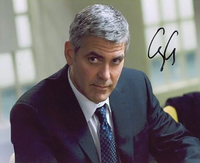 George Clooney autograph