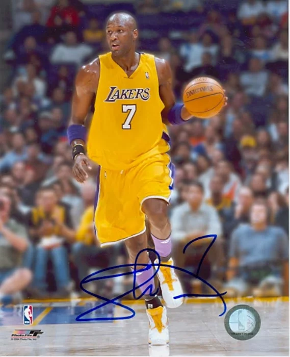 Lamar Odom autograph