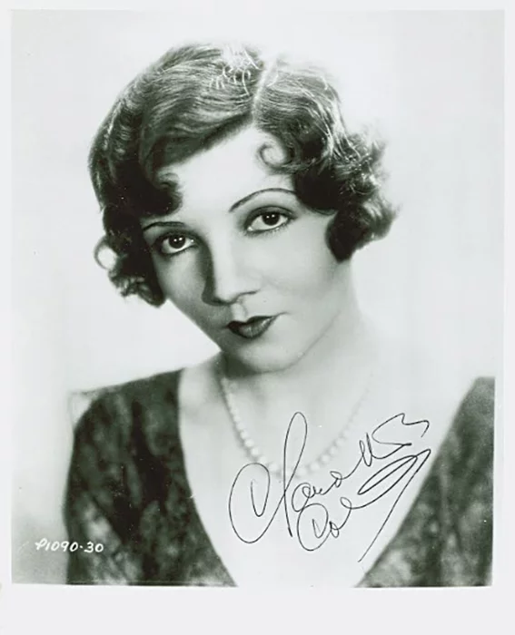 Claudette Colbert autograph