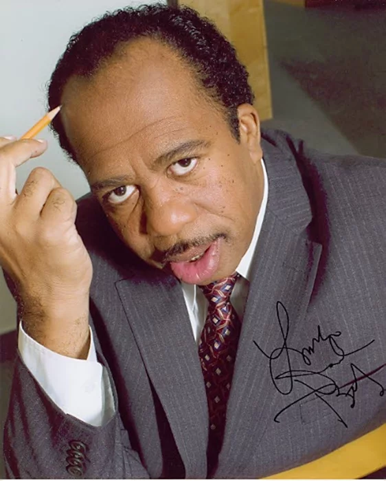 Leslie David Baker autograph