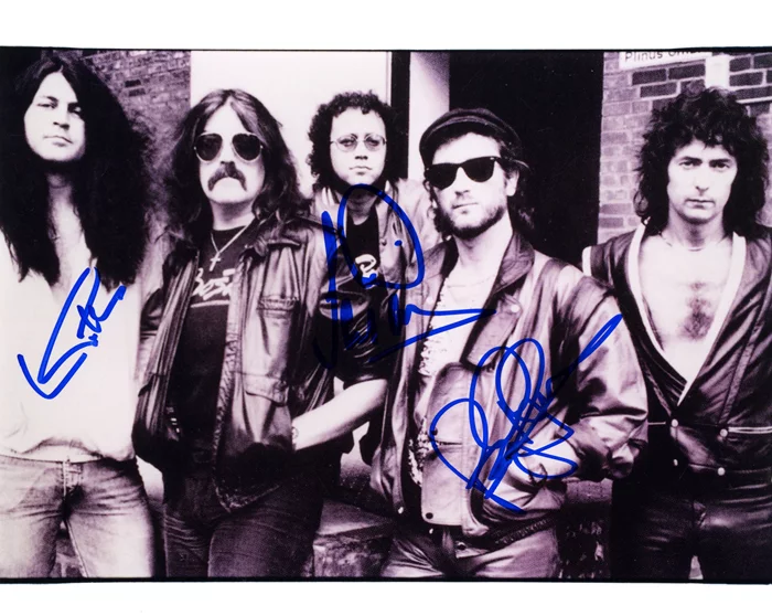 Deep Purple autograph