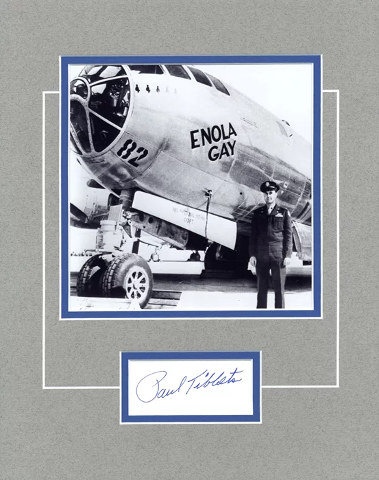 Paul W. Tibbets autograph