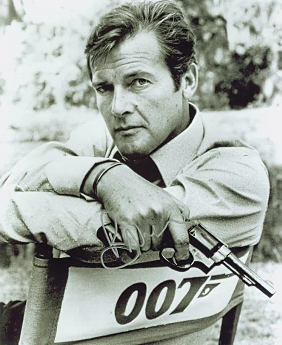 Roger Moore autograph