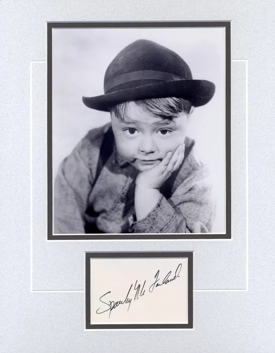 Spanky McFarland autograph